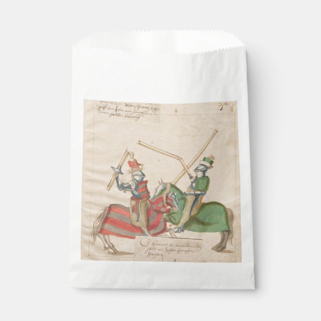 Jousting Knights Favour Bags (Front)