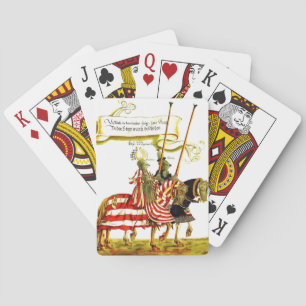 "Jousting" Playing Cards