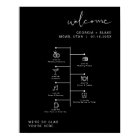 JOVI Edgy Black Modern Wedding Icon Timeline 