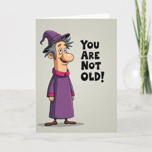 Jovial Birthday Wizard Card