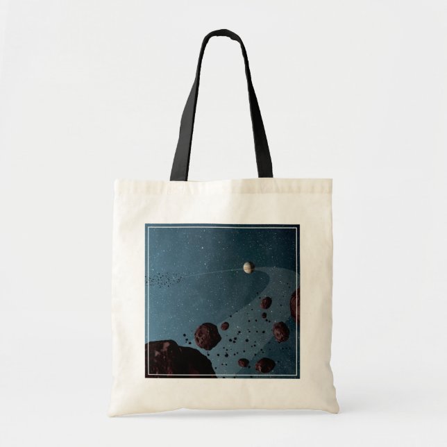 Jovian Trojans Asteroids. Tote Bag (Front)