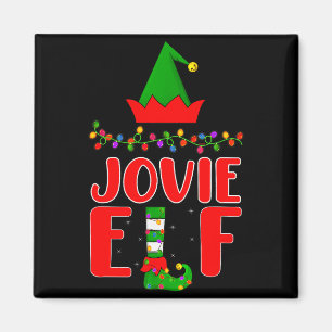 Jovie Elf Matching Family Lighting Christmas  Magnet