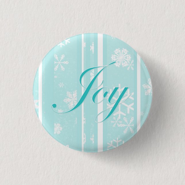 Joy 3 Cm Round Badge (Front)
