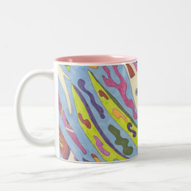 Joy, Abstract Art Mug (Left)