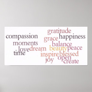 Joy and Gratitude Poster