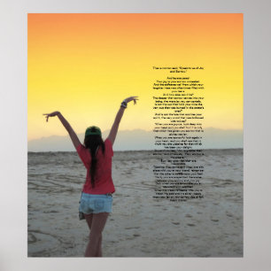 Joy and Sorrow by Kahlil Gibran Poster