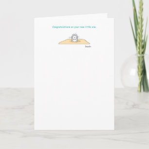 JOY AND WONDER New Baby Card