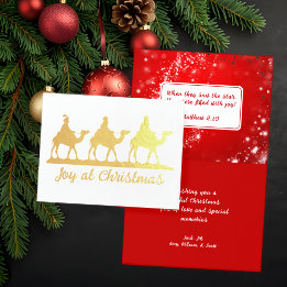 Joy at Christmas Wise Men Scripture Cards