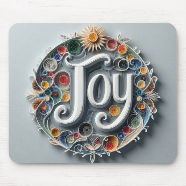 “Joy at Your Fingertips Mouse Pad (Front)