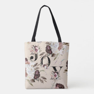 JOY/ be kind Floral Spring Tote Bag