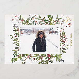 Joy & Berries Holiday Photo