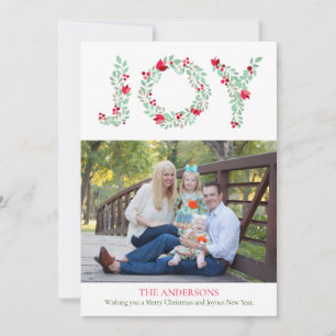 JOY Botanical Photo Invitation