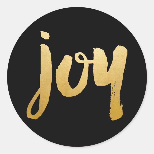 Joy Brush script stickers (Front)