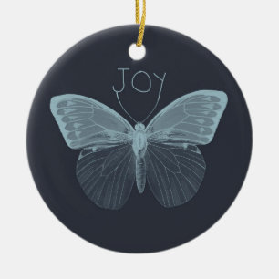 Joy Butterfly Ceramic Tree Decoration