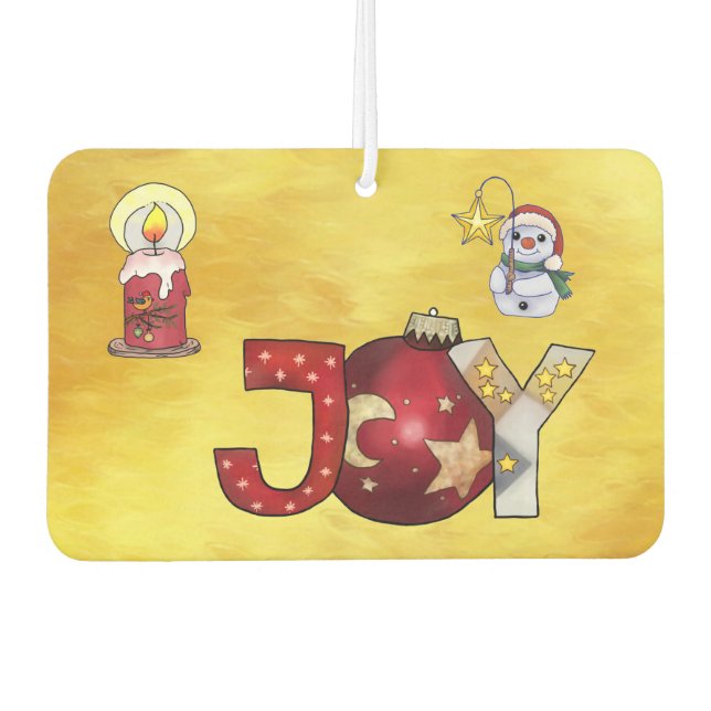Joy Car Air Freshener (Front)
