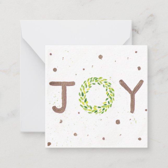 Joy Christmas Card (Front)