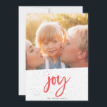 JOY christmas card [red]<br><div class="desc">MOST WONDERFUL TIME christmas card [white]</div>