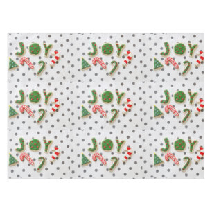 Joy Christmas cookies Tablecloth