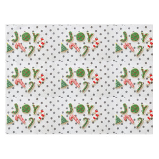 Joy Christmas cookies Tablecloth