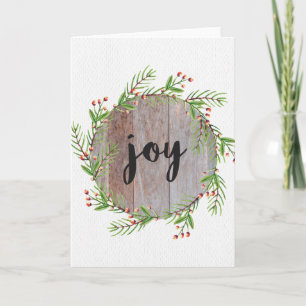 Joy - Christmas Greeting Card
