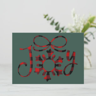 Joy Christmas Joy To The World Joyful Merry Xmas Holiday Card