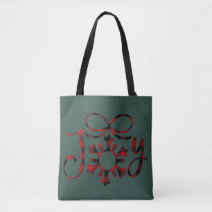 Joy Christmas Joy To The World Joyful Merry Xmas Tote Bag