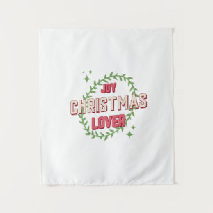 Joy Christmas Lover Tapestry