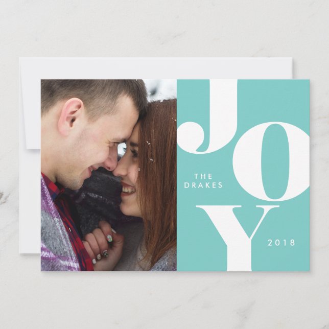 JOY Christmas Photo Cards / Holidays (Front)