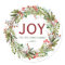 Joy - Christmas Wreath Family Name  