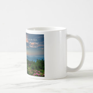 joy comes in the morning coffee mug