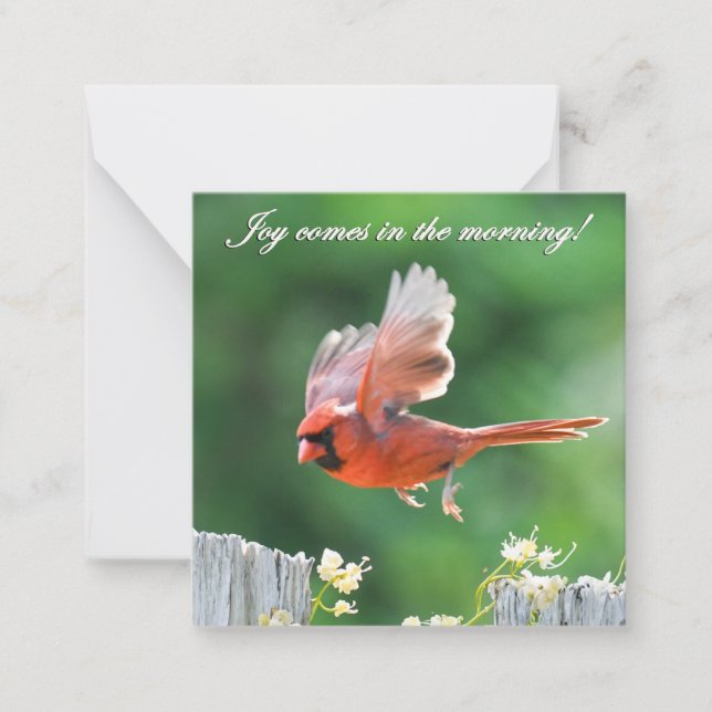 Joy Comes in the Morning Notecard (Front)