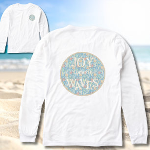 Joy Comes in Waves – Boho Beach  Tri-Blend Shirt