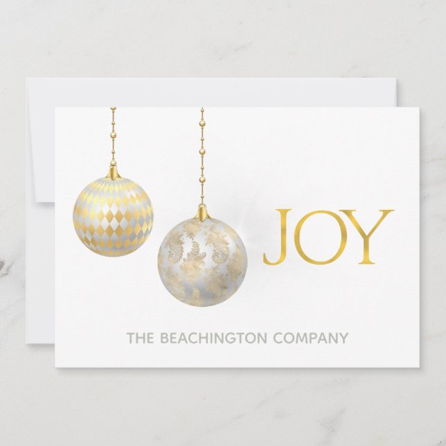 *~* JOY Corporate Business Office Holiday Card (Front)