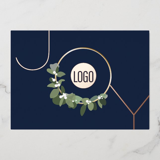 JOY Corporate logo on Navy Blue rose (Front)