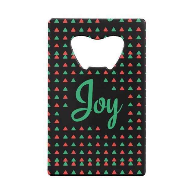 Joy Credit Card Bottle Opener (Front)