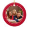 Joy Custom Family Photo Christmas Holiday Red