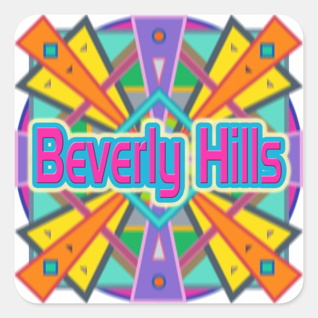 Joy Design "Beverly Hills" Stickers (Front)