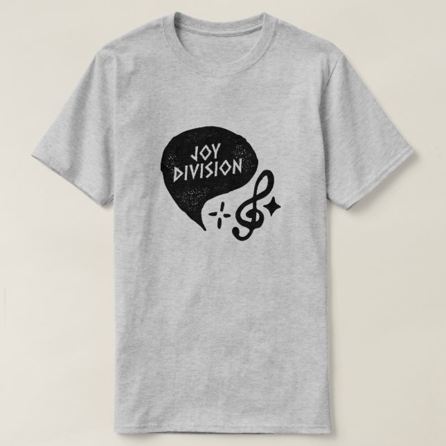 JOY DIVISION BAND MERCH MUSIC NOTE T-Shirt (Design Front)