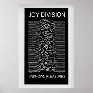 Joy Division, Unknown Pleasures Vintage Album Poster
