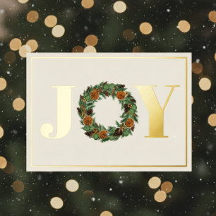 Joy Dried Orange Pine Wreath Non Photo Gold
