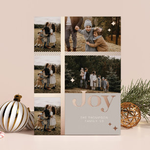 Joy Elegant Plaid 5 Family Photo Plaid Collage