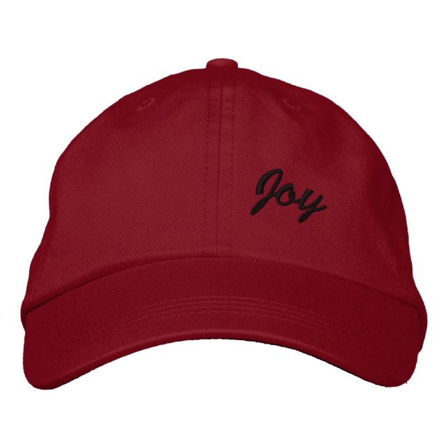 Joy Embroidered Hat (Front)