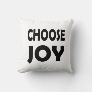 Joy Every Day   Inspirational Quote Cushion