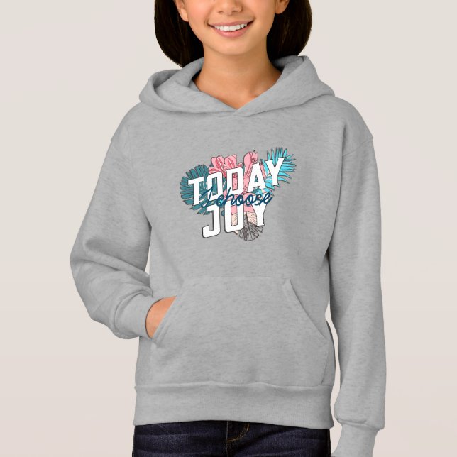 Joy Girl's Pullover Hoodie (Front)