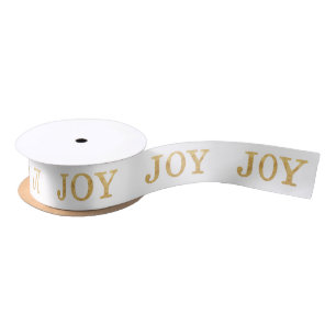 JOY (gold) Satin Ribbon