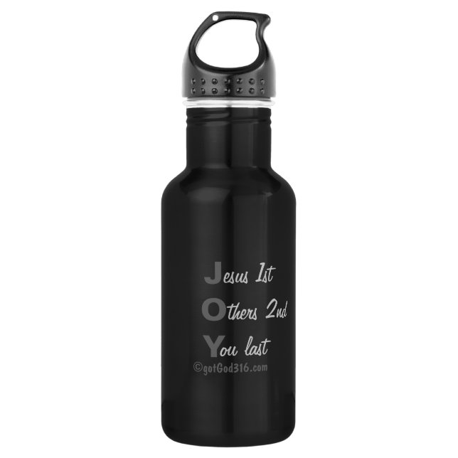 JOY gotGod316.com Liberty 532 Ml Water Bottle (Front)