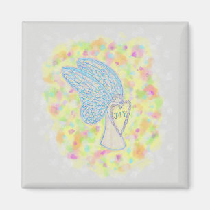 Joy Guardian Angel Art Custom Fridge Magnets