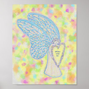 Joy Guardian Angel Art Print Posters