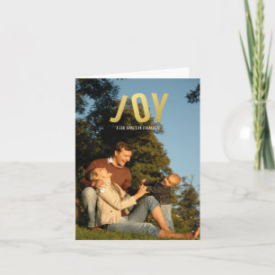 JOY HOLIDAY CARD