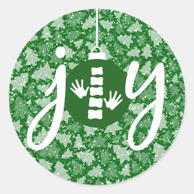 JOY Holiday Christmas Chiropractic Stickers (Front)